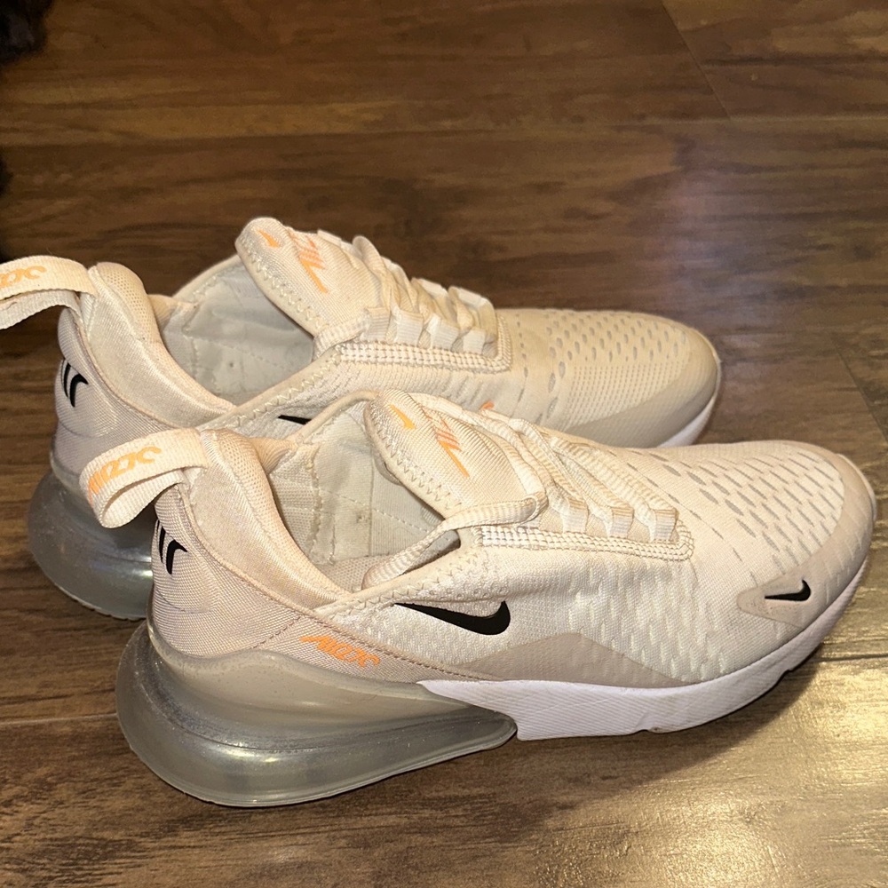 Nike Air Max 270 Beige and Black Sneakers